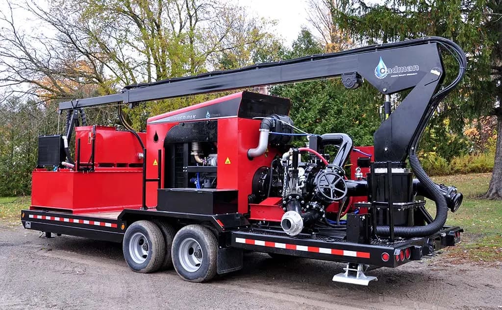 Cadman heavy duty pumping trailer