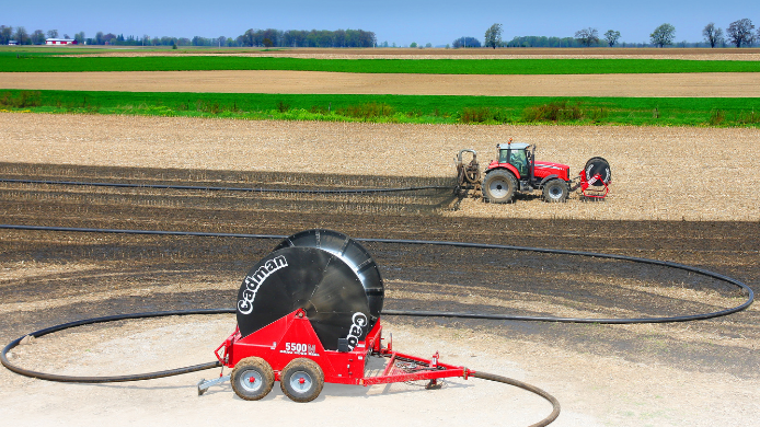 DRAG REEL AND MANURE BOOM